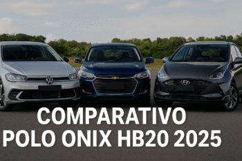 Comparativo Polo Onix HB20 2025: descubra qual hatch compacto é o melhor para você.