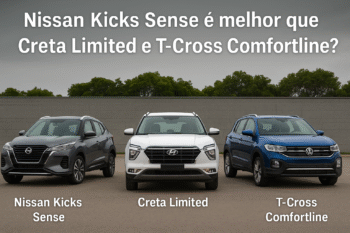 T‑Cross Comfortline é melhor que Nissan Kicks Sense e Creta Limited?