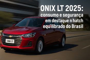 Onix LT 2025: consumo e segurança em destaque no hatch mais equilibrado do Brasil