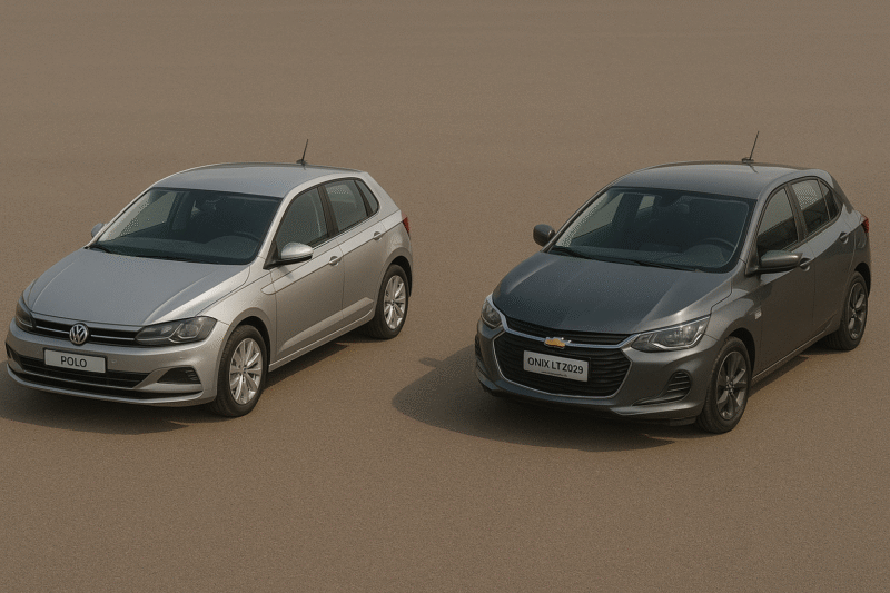 Polo Comfortline x Onix LT: descubra qual hatch compacto é a melhor compra.
